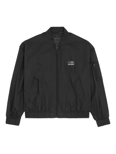 Mm6 Maison Margiela X Salomon X Salomon Numeric Graphic Jacket In Deep Black