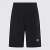 Mm6 Maison Margiela Black Salomon Edition Running Shorts In Black
