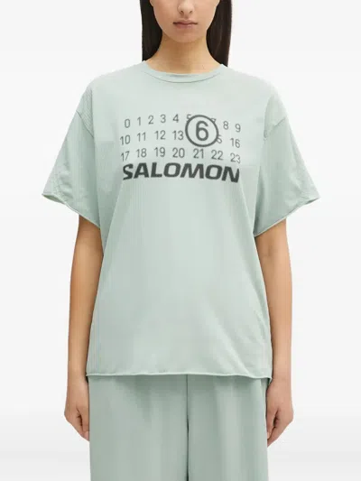 MM6 MAISON MARGIELA X SALOMON PRINT TEXTURED SEAMLESS T-SHIRT