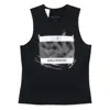 Mm6 Maison Margiela Mm6 X Salomon Edition Crewneck Tank Top Black In Black