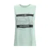 Mm6 Maison Margiela Blue Salomon Edition Abstract Print Sport Top