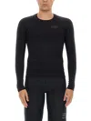 Mm6 Maison Margiela X Salomon Technical Fabric Top In Black