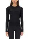 Mm6 Maison Margiela Mm6 X Salomon Technical Long Sleeve Top In Black