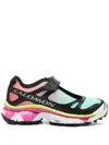 Mm6 Maison Margiela X Salomon Sneakers With Hook And Loop Closures In Black