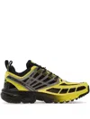 Mm6 Maison Margiela Xsalomon Acs Pro Grid Sneakers In Yellow