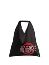 Mm6 Maison Margiela Year Of The Snake Japanese Small Tote Bag In Black