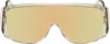 Mm6 Maison Margiela Yellow Mask Sunglasses In Yellow