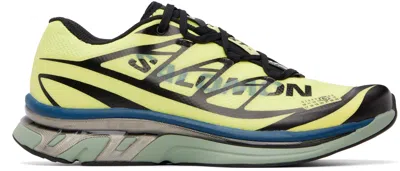 Mm6 Maison Margiela Ens Lime Xt  X Salomon Woven Trainers Eur 40 / 6 Uk In Gold