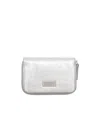 Mm6 Maison Margiela Silver Numeric Leather Zip Wallet In Gray