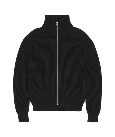 Mm6 Maison Margiela Cotton Sweaters In Nero