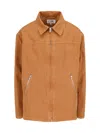 Mm6 Maison Margiela Cotton Canvas Jacket In Multi