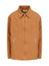 Mm6 Maison Margiela Cotton Canvas Jacket In Multi