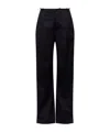 Mm6 Maison Margiela Zippered Casual Pants In Black