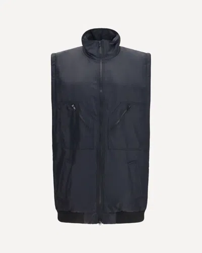 Mm6 Maison Margiela Zip-pocket Vest In Black