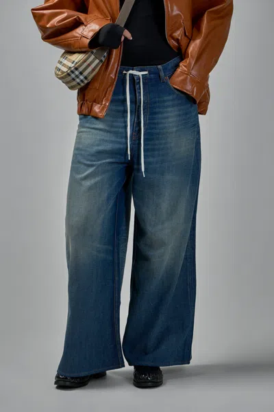 Mm6 Margiela 5 Pocket Pants In Blue