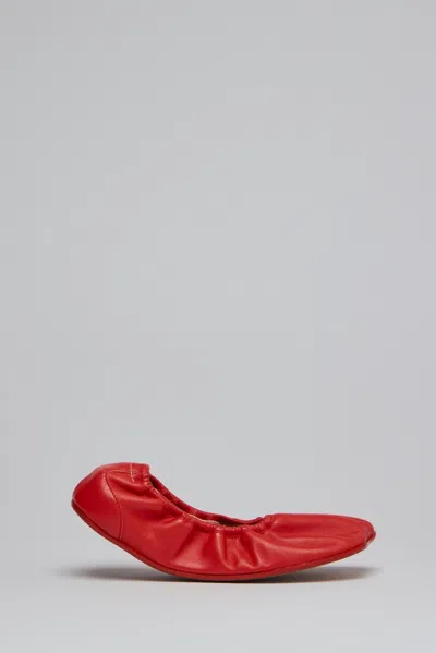 Mm6 Margiela Ballet Shoe In Red