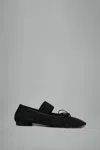 Mm6 Margiela Mesh Ballet Shoe In Black