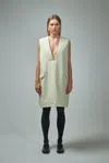 Mm6 Margiela Midi Dress In Beige