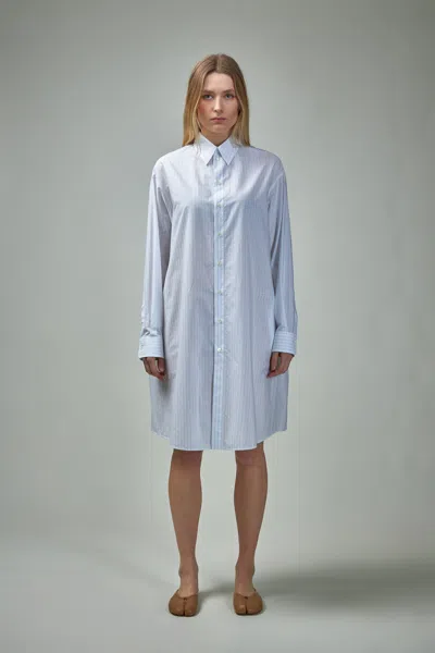 Mm6 Margiela Midi Dress In White