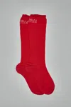 Mm6 Margiela Numeric Socks - Mm6 In Red