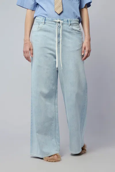 Mm6 Margiela Pants 5 Pockets In Blue