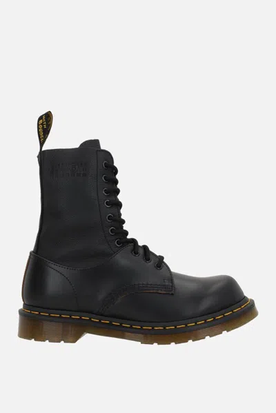 Mm6 X Dr. Martens Boots In Black