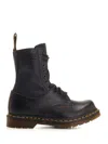 Mm6 X Dr. Martens Combat Boots Black