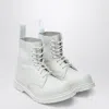 Mm6 X Dr. Martens Lace-up Boot  Men's In White