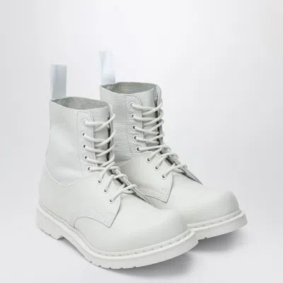 Mm6 X Dr. Martens White Lace-up Boot