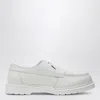 Mm6 X Dr. Martens White Loafer  In White