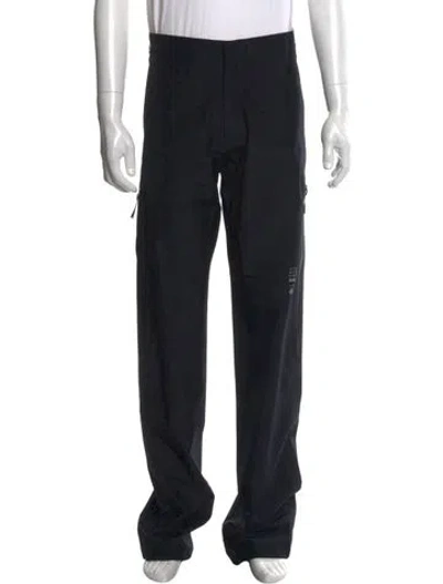 Pre-owned Mm6 X Salomon 2024 Cargo Pants In Black