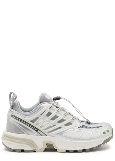 Mm6 X Salomon Acs Pro 2 Panelled Mesh Sneakers In Silver