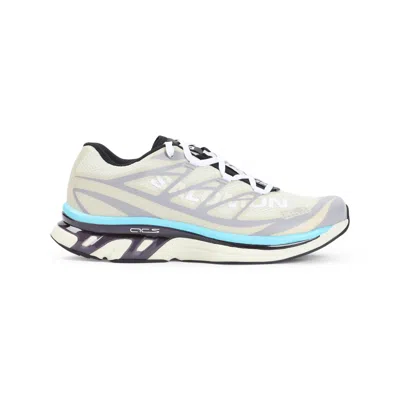 Mm6 X Salomon Asparagus Green And Blue Xt Polyester Sneakers In Multi