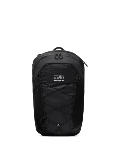 Mm6 X Salomon Backpack Xt-15 "mm6 + Rain Cover" In Black