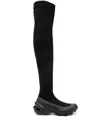 MM6 X SALOMON CHUNKY OVER THE KNEE BOOTS