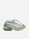 Mm6 X Salomon Cross Low Sneakers Mm6 Maison Margiela  X Salomon In Alfalfa,silver Reflective,flin