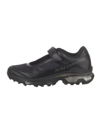 Pre-owned Mm6 X Salomon Graphic Print Athletic Sneakers In Black