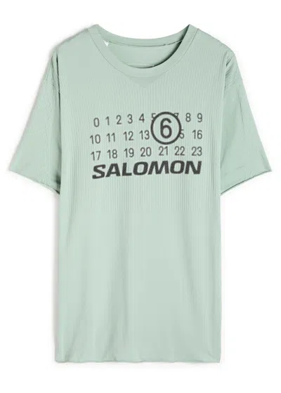 Mm6 X Salomon Logo-printed Stretch-jersey T-shirt