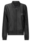 Mm6 X Salomon Long-sleeved Nylon Jacket In Black