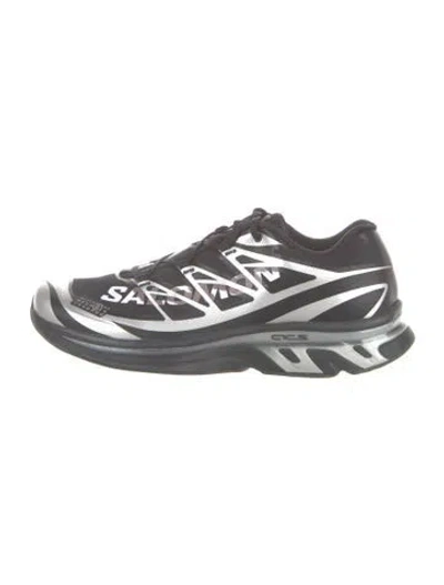 Pre-owned Mm6 X Salomon Nylon Graphic Print Athletic Sneakers In Grey