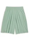 Mm6 X Salomon Mm6 Maison Margiela X Salomon X Salomon Shorts With Numerical Graphics In Green