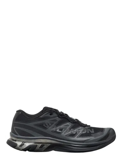 Mm6 X Salomon Black And Asphalt Grey Xt Polyester Sneakers In Blue