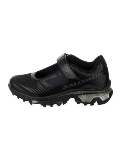 Pre-owned Mm6 X Salomon Xt-mary Jane Athletic Sneakers In Black