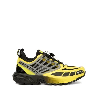 Mm6 X Salomon Yellow/grey Sneakers In Multi