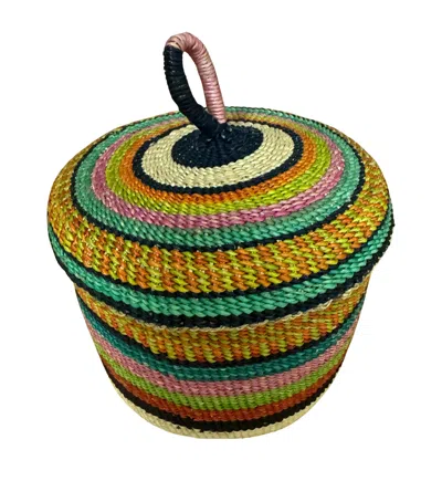 Mmaa Yaa Storage Basket In Multi