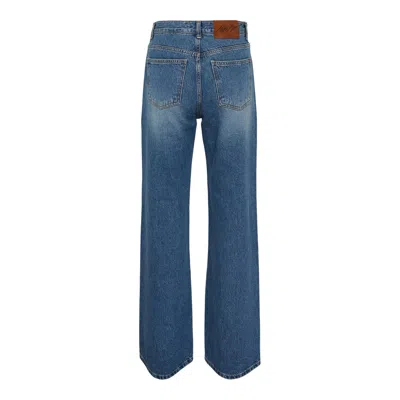 Mmam Medium Light Blue Wash Straight Leg Jeans