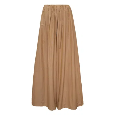 Mmam Pleat Pants In Brown