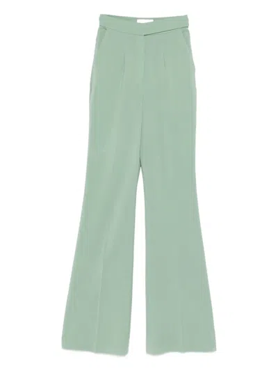 M.marquise Lixia Flared Trousers In Green