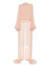 M.marquise Sonja Balloon-sleeve Blouse In Pink