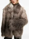 Mmc Studio Floro Faux-fur Coat In Multi